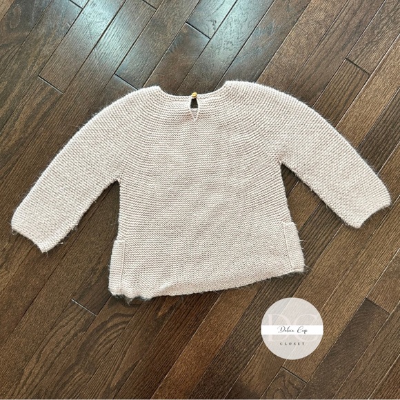 ZARA BABY GIRLS Knit Sweater Cream/off white Size 2-3 CM98 - Picture 4 of 7